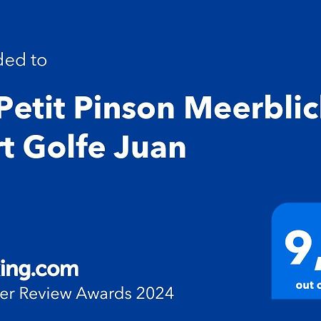 Le Petit Pinson Meerblick Port โกลเฟอ-จวน ภายนอก รูปภาพ